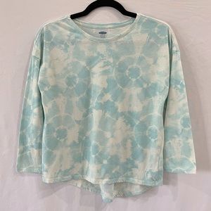 Softest Tee Long-Sleeve High-Low Tie-Dye Shirt by Old Navy